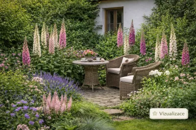 VIZUALIAZCE: náprstník, bohyška, agastache aj.