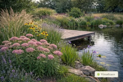 VIZUALIZACE: klejicha, třapatka srstnatá, třtina, nepeta aj.