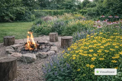 VIZUALIZACE: krásnoočko, nepeta, třapatka, šalvěj, traviny aj.