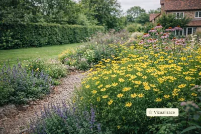 VIZUALIZACE: krésnoočko, nepeta, třapatka, rozchodník aj.