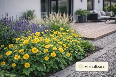 VIZUALIZACE: kuklík, šalvěje, metlice aj.