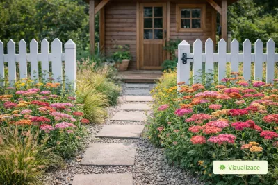 sazenice trvalky řebříček obecný 'Summer Berries' / achilea millefolium sazenice-kvetin.cz VIZUALIZACE: řebříček Summer Berries, dochan aj.