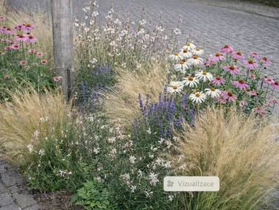 VIZUALIZACE: Svíčkovec v kombinaci s kavylem, třapatky a šalvějí