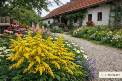 VIZUALIZACE: zlatobýl, třapatky, kopretiny, kakost, čechrava aj.