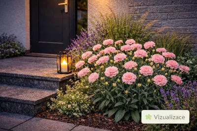 Sazenice dvouletky karafiátu zahradního 'Chabaud Magenta' / dianthus caryophyllus sazenice-kvetin.cz VIZUALIZACE: karafiát zahradní Chabaud La France spolu s travinami, levandulí a jinými rostlinami