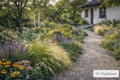 VIZUALIZACE: kavyl péřovitý, rozrazil dlouholistý, třapatka aj.