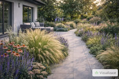 VIZUALIZACE: kavyl, rozrazil, třapatka, rozchodník, levandule aj.