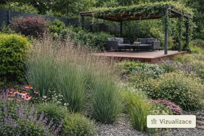 VIZUAlIZACE: proso, třapatky, nepeta, svíčkovec aj.